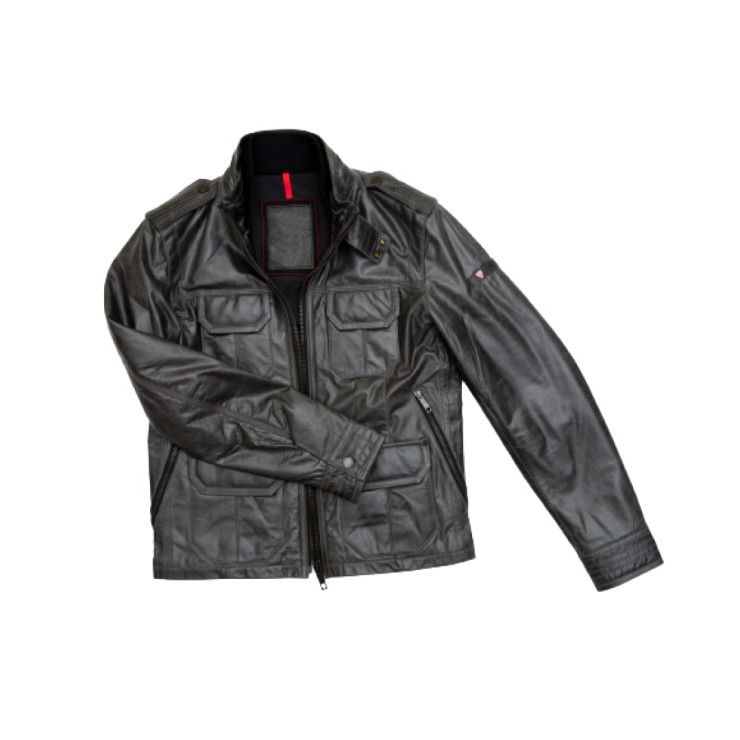 Mens Regular-Fit Long-Sleeve Poplin Jacket